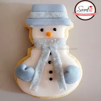 Galletas Navidad Muñeco de Nieve